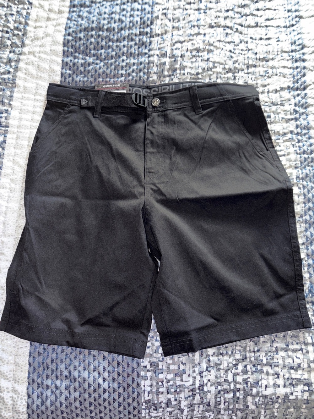 Gerry Weber Black Flat Front Men's Shorts